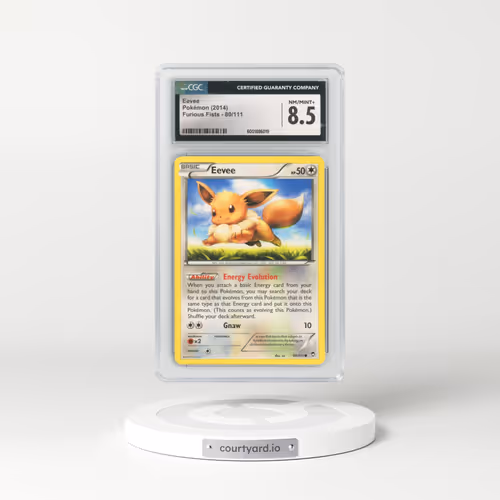 2014 Furious Fists #80/111 Eevee (CGC 8.5 NM-MT+)