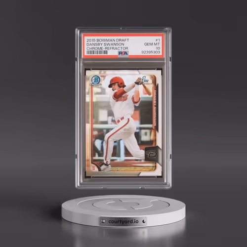 2015 Bowman Draft #1 Dansby Swanson - Chrome-Refractor (PSA 10 GEM MINT)