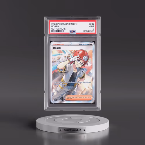 2023 Pokémon Par EN-Paradox Rift #242 Roark - Ultra Rare (PSA 9 MINT)