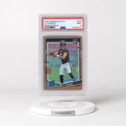 2023 Panini Donruss Optic #244 CJ Stroud - Bronze Mojo (PSA 9 MINT)