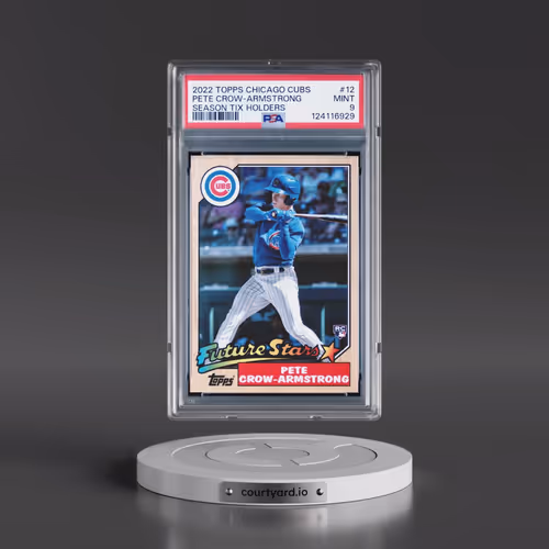 2022 Topps Chicago Cubs Season Ticket Holders #12 Pete Crow-Armstrong (PSA 9 MINT)