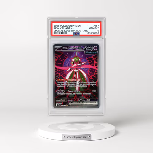 2025 Pokémon Pre EN-Prismatic Evolutions #157 Iron Valiant EX - Holo Special Illustration Rare (PSA