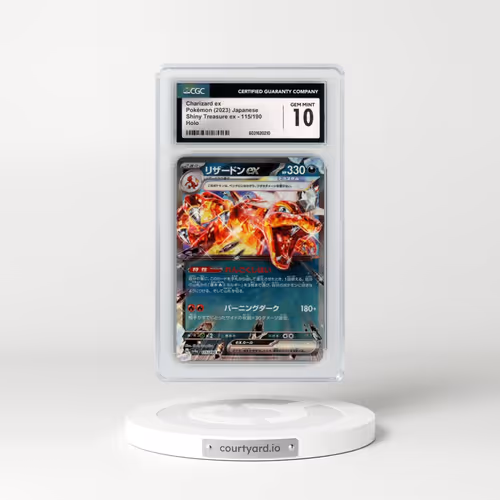 2023 Pokémon Sv4a-Shiny Treasure EX #115 Charizard EX - Holo (CGC 10 GEM MINT)
