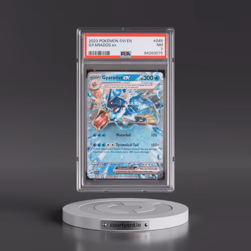 2023 Pokémon Svi EN-Scarlet & Violet #045 Gyarados EX - Holo (PSA 7 NM)