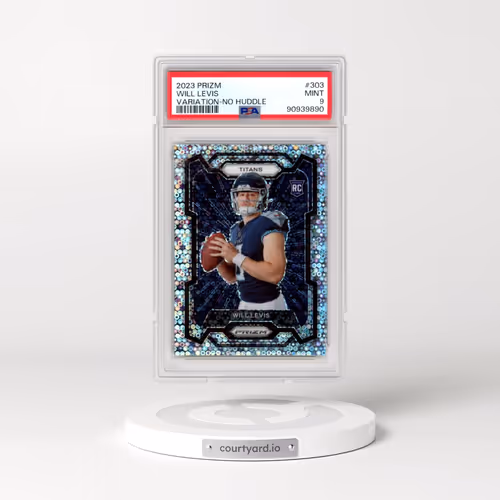 2023 Panini Prizm #303 Will Levis - Variation-No Huddle (PSA 9 MINT)