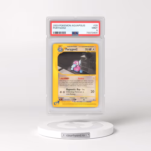 2003 Pokémon Aquapolis #28 PORYGON2 (PSA 9 MINT)