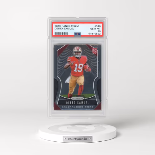2019 Panini Prizm #346 Deebo Samuel (PSA 10 GEM MINT)
