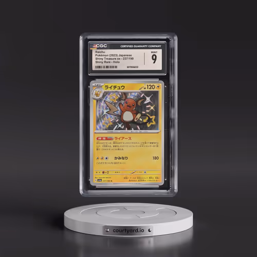 2023 Pokémon Sv4a-Shiny Treasure EX #237 Raichu - S (CGC 9 MINT)