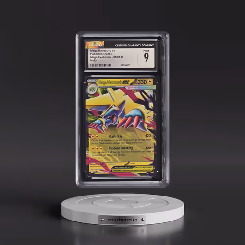 2025 Mega Evolution - MEG EN #050/132 Mega Manectric ex - Holo (CGC 9 MINT)