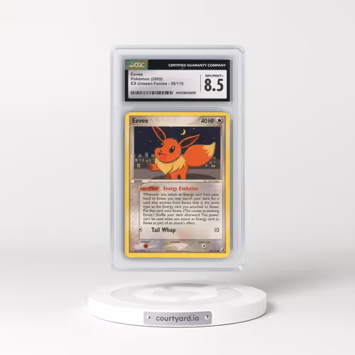 2005 EX Unseen Forces #55/115 Eevee (CGC 8.5 NM-MT+)