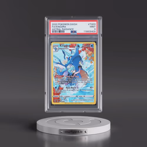 2022 Pokémon Sword & Shield Astral Radiance #TG03 Kingdra - Full Art (PSA 9 MINT)