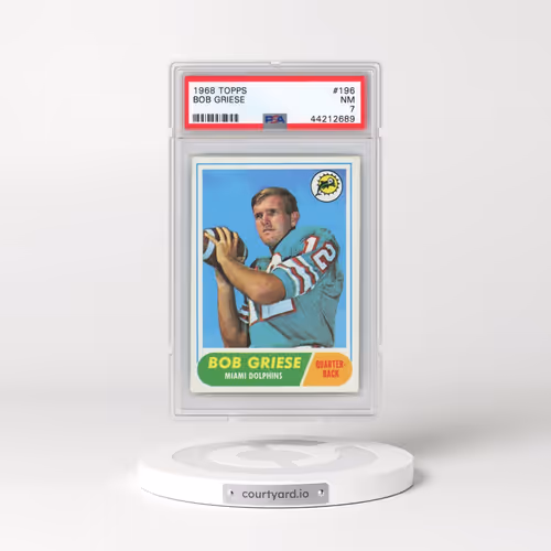 1968 Topps #196 Bob Griese (PSA 7 NM)