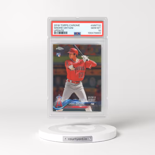 2018 Topps Chrome Update #HMT32 Shohei Ohtani (PSA 10 GEM MINT)