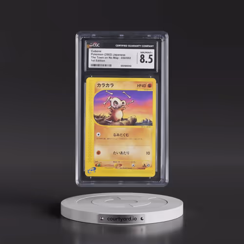 2002 The Town on No Map #050/092 Cubone - 1st Edition (CGC 8.5 NM-MT+)