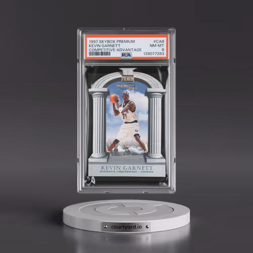 1997 Skybox Premium Competitive Advantage #CA8 Kevin Garnett (PSA 8 NM-MT)