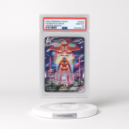 2023 Pokémon Sword and Shield Crown Zenith #GG45 Deoxys Vmax - Full Art (PSA 10 GEM MINT)