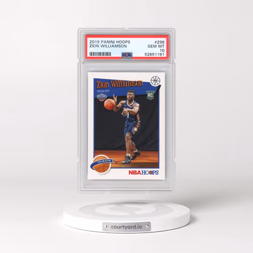2019 Panini Hoops #296 Zion Williamson (PSA 10 GEM MINT)