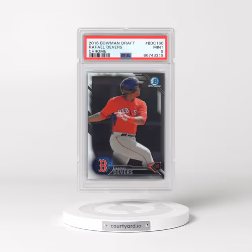 2016 Bowman Draft #BDC160 Rafael Devers - Chrome (PSA 9 MINT)