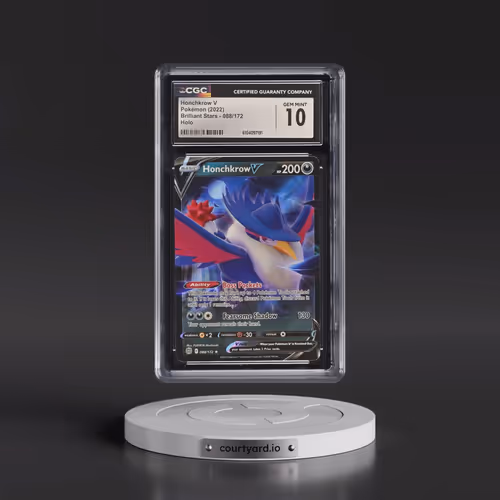 2022 Brilliant Stars #088/172 Honchkrow V - Holo (CGC 10 GEM MINT)