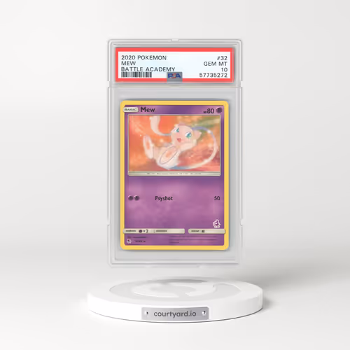 2020 Pokémon Battle Academy #32 Mew (PSA 10 GEM MINT)