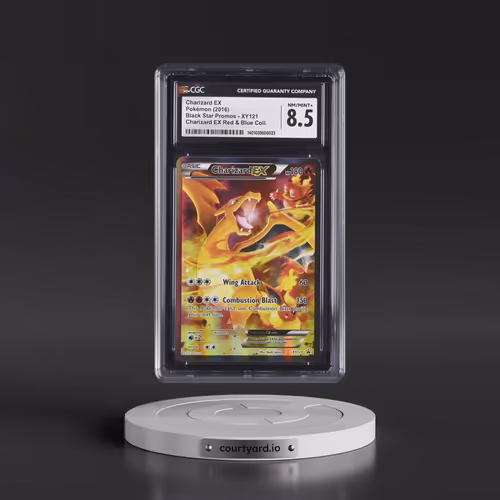 2013 Black Star Promos #XY121 Charizard EX - Charizard EX Red & Blue Collection (Holo) (CGC 8.5