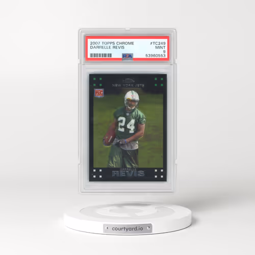 2007 Topps Chrome #TC249 Darrelle Revis (PSA 9 MINT)