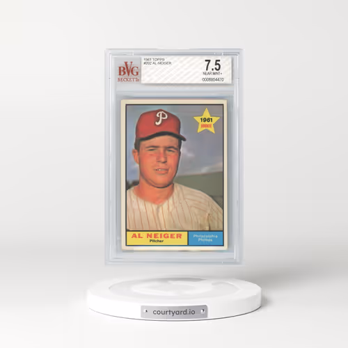 1961 Topps #202 Al Neiger (BVG 7.5 NM+)