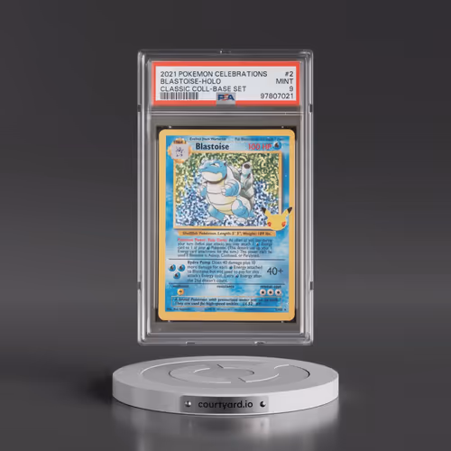 2021 Pokémon Celebrations Classic Collection #2 Blastoise - Holo (PSA 9 MINT)