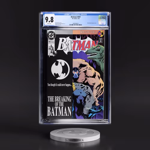 Batman #497 CGC 9.8 White Pages (DC Comics, 7/93) - Universal
