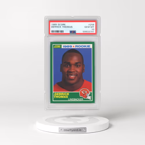 1989 Score #258 Derrick Thomas (PSA 10 GEM MINT)