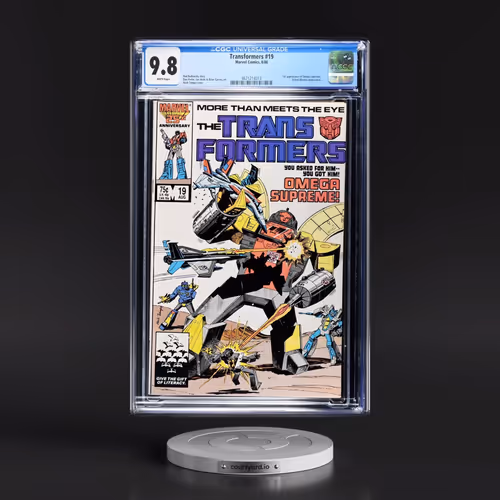 Transformers #19 CGC 9.8 White Pages (Marvel Comics, 8/86) - Universal