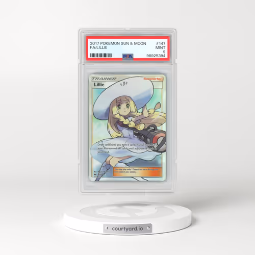 2017 Pokémon Sun & Moon #147 Lillie - Full Art (PSA 9 MINT)