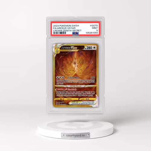 2023 Pokémon Sword and Shield Crown Zenith #GG70 Arceus Vstar - Full Art Secret (PSA 9 MINT)