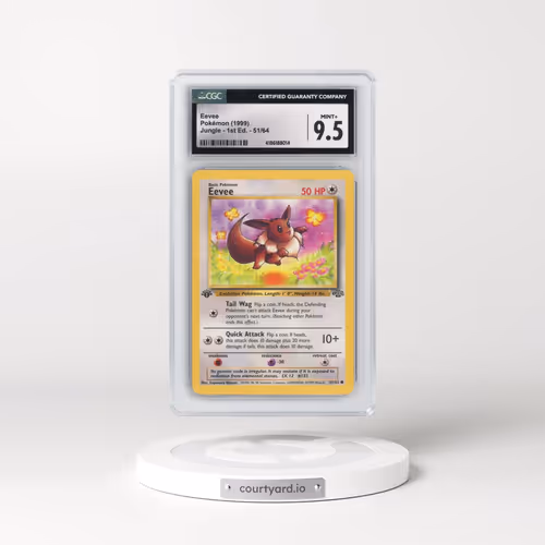 1999 Jungle #51/64 Eevee - 1st Edition 1st Edition (CGC 9.5 MINT+)