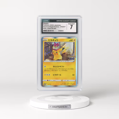 2019 Sword & Shield Promos #272/S-P Pikachu - Holo Card File Set (CGC 7 NM)