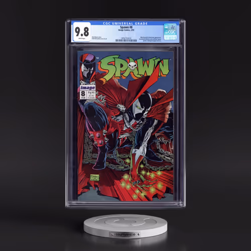 Spawn #8 CGC 9.8 White Pages (Image Comics, 2/93) - Universal