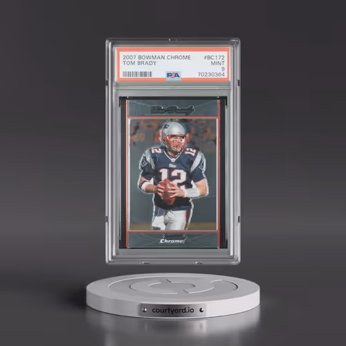 2007 Bowman Chrome #BC172 Tom Brady (PSA 9 MINT)