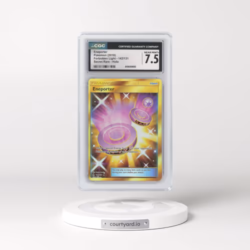 2018 Pokémon Sun & Moon Forbidden Light #142 Eneporter - Full Art Secret (CGC 7.5 NM+)