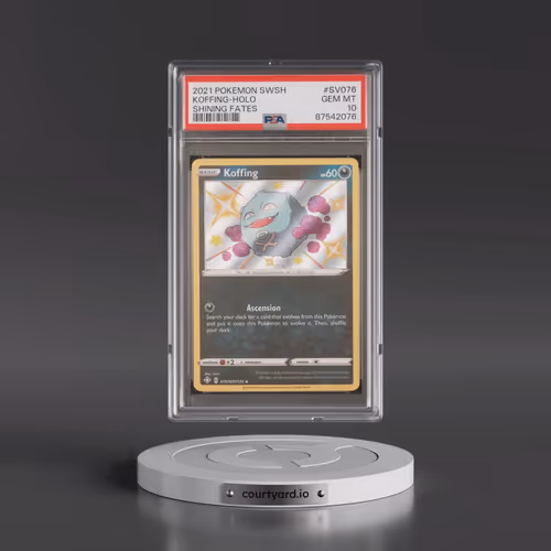 2021 Pokémon Sword & Shield Shining Fates #SV076 Koffing - Holo (PSA 10 GEM MINT)