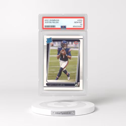 2021 Panini Donruss #253 Justin Fields (PSA 10 GEM MINT)