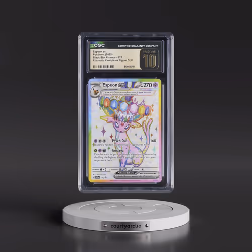 2023 Black Star Promos - Scarlet & Violet SVP EN #175 Espeon ex - Prismatic Evolutions Premium Figur
