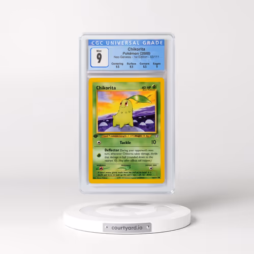 2000 Neo Genesis #53/111 Chikorita - 1st Edition (CGC 9 MINT)