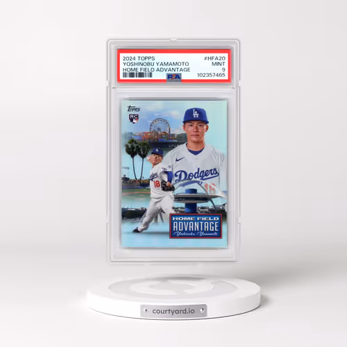 2024 Topps Home Field Advantage #HFA20 Yoshinobu Yamamoto (PSA 9 MINT)
