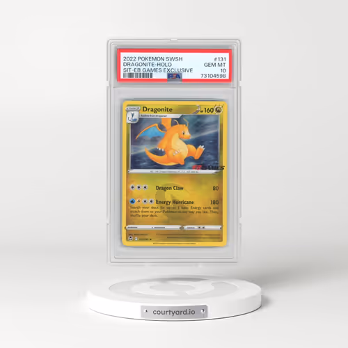2022 Pokémon Sword & Shield Silver Tempest #131 Dragonite - Holo EB Games Exclusive (PSA 10 GEM MINT)