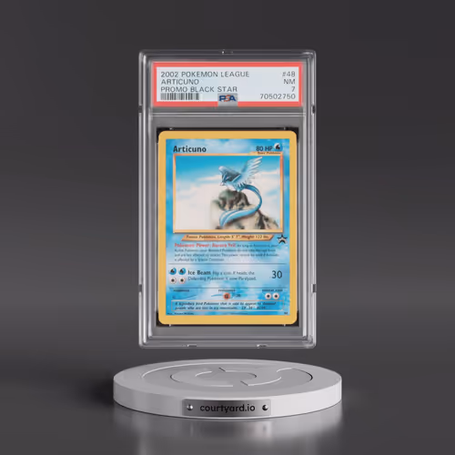 2002 Pokémon League Promo Black Star #48 Articuno (PSA 7 NM)