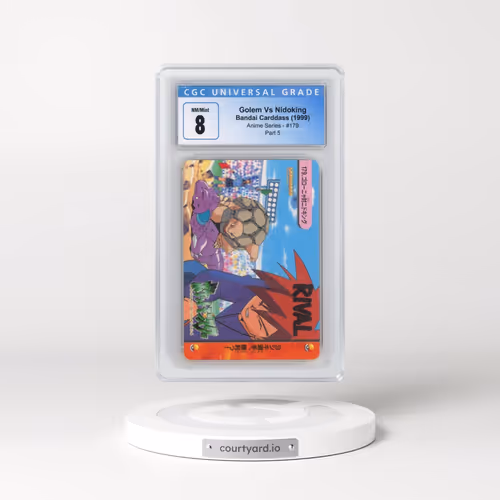 1998 Anime Series #179 Golem Vs Nidoking - Part 5 (CGC 8 NM-MT)