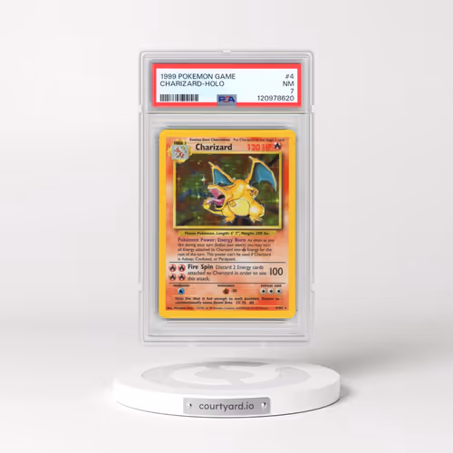 1999 Pokémon Game #4 Charizard - Holo (PSA 7 NM)