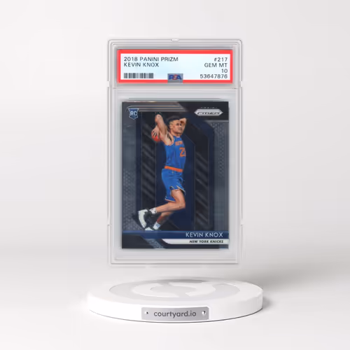 2018 Panini Prizm #217 Kevin Knox (PSA 10 GEM MINT)