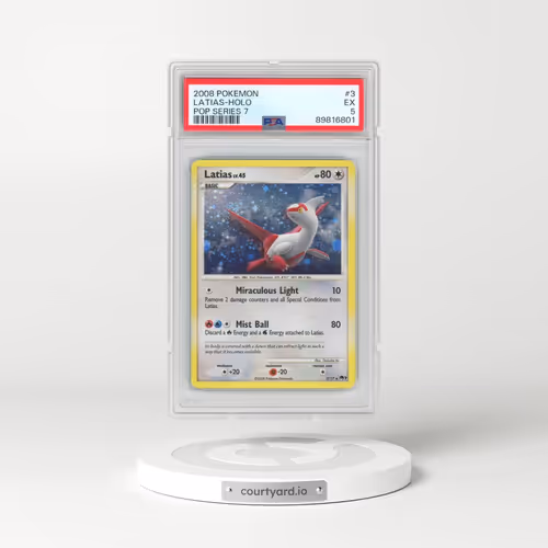 2008 Pokémon Pop Series 7 #3 Latias - Holo (PSA 5 EX)