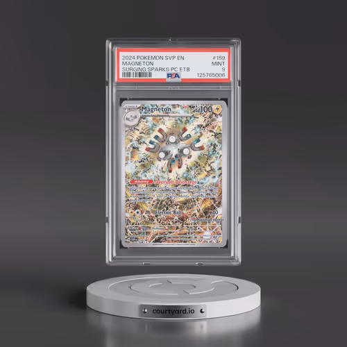 2024 Pokémon Svp EN-SV Black Star Promo #159 Magneton - Surging Sparks Pokemon Center Elite Trainer